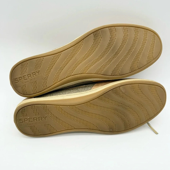 Sperry Top-Sider Women's Rosefish 3-Eye Boat Shoe Linen/Oat US 8.5 Lace-Up - Picture 5 of 5